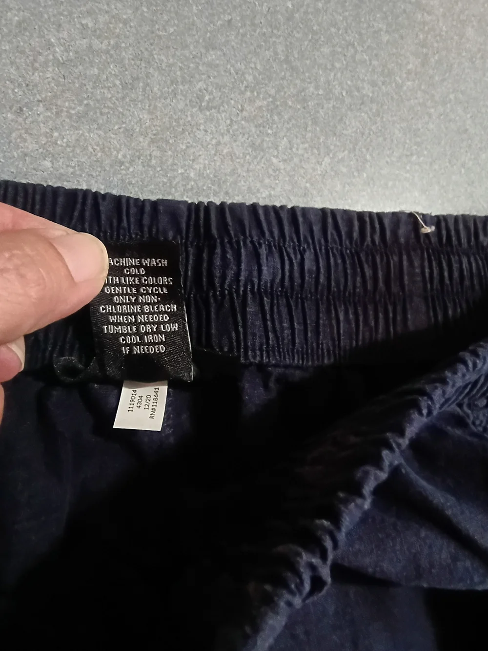 Lane Bryant Black Linen Blend Pull On Pants Size 16 Drawstring Pockets Straight